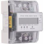 Compteur triphas compteur d'lectricit compteur d'nergie calibr compteur lectrique lcd triphas ...
