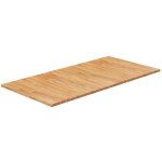 The living store - comptoir de salle de bain marron clair 100x50x1, 5cm bois trait� - comptoir salle ...