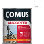 Comus - ancorfer satin 0. 75l blanc sécurité - peinture - laque antirouille pour métaux et autres supports ... Comus - ancorfer satin 0. 75l blanc sécurité - peinture - laque antirouille pour métaux et autres supports ...