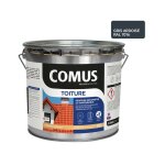Toiture - gris ardoise 10l - peinture dcorative impermable pour la rnovation des toitures - comus
