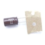 Condensateur 6, 8uf - 400v elko radial 105� pour micro ondes - . . .