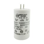 Condensateur 8�f - �32x55mm pour moteur de volet roulant cosses 2. 8 mm - somfy, simu, autre