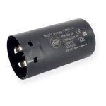 Condensateur de démarrage 108 - 130µf à cosses faston 6. 3, fond plat - Ø45, 5x84mm - ducati Condensateur de démarrage 108 - 130µf à cosses faston 6. 3, fond plat - Ø45, 5x84mm - ducati