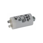 Condensateur de démarrage universel 8µf 450v Ø30mm longueur 55mm fixation m8 2 cosses permanent moteur ... Condensateur de démarrage universel 8µf 450v Ø30mm longueur 55mm fixation m8 2 cosses permanent moteur ...
