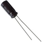 Condensateur �lectrolytique 120uf 25v 105� 6x11 rd 120mf25v105
