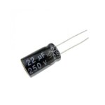 Condensateur �lectrolytique 22uf 250v 105� 10x20mm 22mf250v105