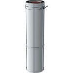 Ten - conduit bi - flux concentrique tlscopique bio d130 / 200mm inox chaudire  pellets etanche joints ...