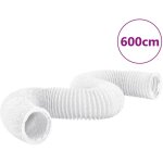 Conduit d'�chappement pvc 6 m �20 cm vidaxl