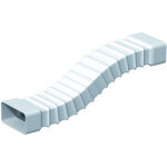 Conduit plat pvc souple - rectangulaire - 40 x 110 mm - longueur 0. 5 m�tres