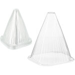 Cnes de forage en lot de 24, protection contre escargot, gel, croissance, 22 x 19 x 19 cm, pvc, transparent ...
