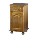 Beaux meubles pas chers - confiturier ch�ne rustique 1 porte 1 tioir 2 niches l 44. 2 h 77. 2 p 41 cm ...