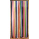 Rideau de porte lanires plastique multicolore