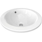 Ideal standard - connect - lavabo encastr� 38 cm, avec d�versoir, blanc e505101