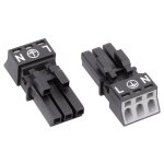 Connecteur d'alimentation srie (connecteur rseau) winsta mini wago 890 - 203 femelle, droit nombre ...