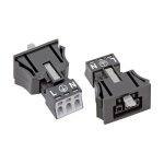 Connecteur d'alimentation srie (connecteur rseau) winsta mini wago 890 - 703 femelle, droit nombre ...