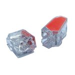 Sib - connecteur automatique 2 entrées mini rouge pour câble rigide 1 à 2. 5mm² connexion rapide (boite ... Sib - connecteur automatique 2 entrées mini rouge pour câble rigide 1 à 2. 5mm² connexion rapide (boite ...
