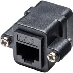 Connecteur de c�ble rj45 cat6 prise barrel goobay