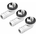 Connecteur coude raccord pour climatisation drainage tuyau - 15mm - mini - split units et fentre ac ...