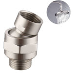 Connecteur de douche joint � rotule pommeau de douche adaptateur � boule pivotante extension de bras ...