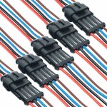 Vurahome - connecteur electrique moto. connecteur de c�ble automobile � 4 pin. voiture fiche etanche ...