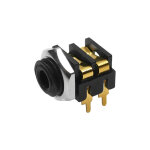 Connecteur jack 3, 5 mm femelle mono rs pro, montage panneau, 2 p�les