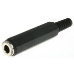 Rs pro - connecteur jack 6, 35 mm femelle mono montage sur c�ble, 2 p�les ( prix pour paquet de 10 )