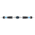 Connecteur / raccord modulaire rj45 d?ext�rieur (ip68), cat 6a, �tanche � la poussi�re et � l'eau, 2x ...
