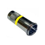Connecteur rapide pour câble tv satellite et terrestre type f vis pour câble 6. 6mm 287195 Connecteur rapide pour câble tv satellite et terrestre type f vis pour câble 6. 6mm 287195