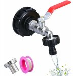 Connecteur de rservoir ibc avec filetage 3 / 4 - robinet pour cuve de 1000l, rcuprateur d'eau de pluie, ...