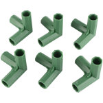 Connecteur de serre plastique pour cadre de jardin, joint de tuyau pour cl�ture et tuteur de plantes, ...
