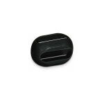 Connexion pour chainette  boule recoupe 4mm - lot de 4 - noire
