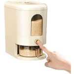 Conservation riz hermtiques avec couvercle, grand distributeur riz, rangement hermtique(5 kg)