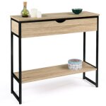 Console 1 tiroir detroit 1 tagre design industriel