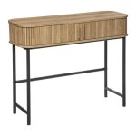 Atmosphera - console 2 portes colva beige Atmosphera - console 2 portes colva beige