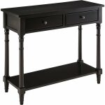 Bluedeer - console avec 2 tiroirs, petite table de canapé avec étagères, table d'entrée pour salon, bureau ... Bluedeer - console avec 2 tiroirs, petite table de canapé avec étagères, table d'entrée pour salon, bureau ...
