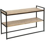Console en bois et métal edena atmosphera Console en bois et métal edena atmosphera