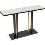 Console meuble entre marbre table console scandinave noire bleue blanc meuble d'entre bout de canap ...