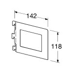 Console serre livres - dcor : blanc - ral : 9003 element system