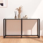 Bonnevie - console table d'appoint - meuble d'entrée marbre blanc 140x35x75, 5 cm verre trempé bv305861 ... Bonnevie - console table d'appoint - meuble d'entrée marbre blanc 140x35x75, 5 cm verre trempé bv305861 ...