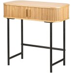 Console table en metal et bois avec 2 portes - nordlys Console table en metal et bois avec 2 portes - nordlys