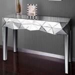Meubler design - console verre design relief en miroir lewis, verre, miroir, rectangulaire, style contemporain ... Meubler design - console verre design relief en miroir lewis, verre, miroir, rectangulaire, style contemporain ...