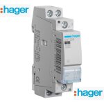 Hager - contacteur 25a 2 contacts � ouverture bobine 230v esc226