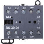 Abb - contacteur s�rie b6, 3 p�les , 3no, 20 a, 230 v c. a. , 4 kw ( prix pour 1 )