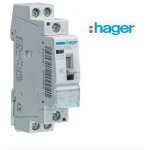 Contacteur silencieux jour - nuit 25a 2f 230v hager etc225s