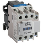 Contacteur de puissance 32a - rail th35 - 24v ac - 3p + 1no - blanc