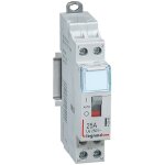 Contacteur de puissance cx bobine 230v 2 ples 250v 25a contact 2f 1 module legrand 412544