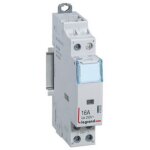 Contacteur de puissance cx� bobine 24v sans commande manuelle 2 p�les 250v 16a contact o + f 1 module ...