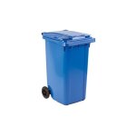 Conteneur  dchets 240 litres tri slectif 2 roues - bleu - maxiburo