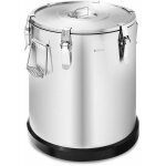Conteneur isotherme inox alimentaire professionnel traiteur chaud froid (36 l, double paroi renfermant ...