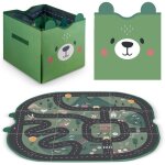 Conteneur  jouets et tapis nk - 408 nukido - vert